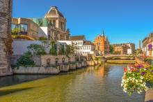Requisitos para Estudiar en Bélgica - Foto: Canal en la Ciudad de Gante